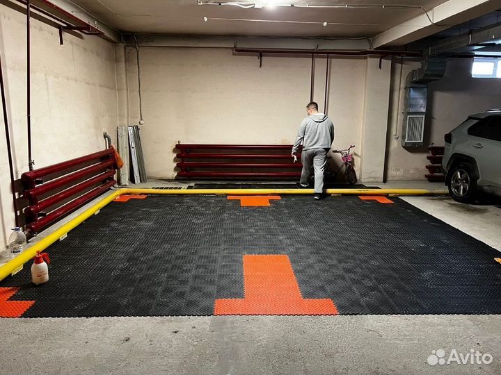 Пвх-плитка для автомойки