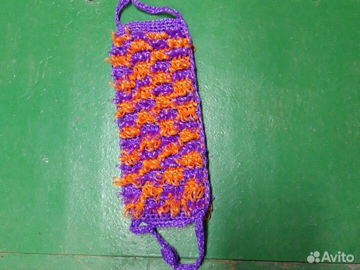 Мочалки вязанные