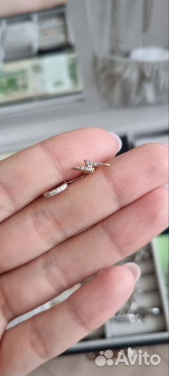 Серьга колечко