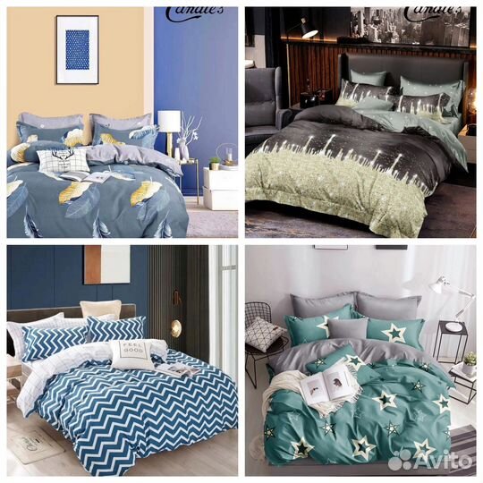 Комплекты постельного белья 1,5ка,2ка,евро,семейн