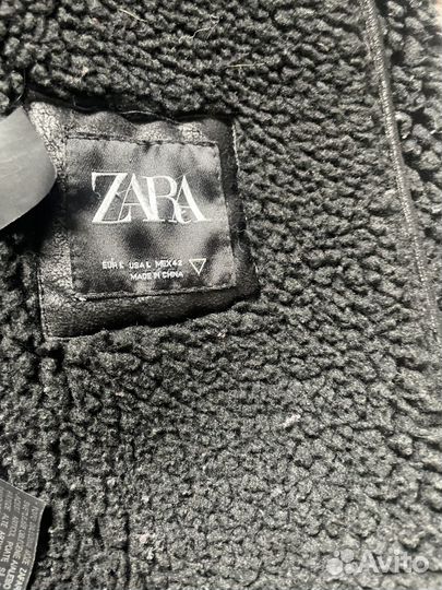 Дубленка мужская zara