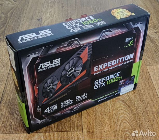 Видеокарта Asus gtx 1050 ti 4 gb