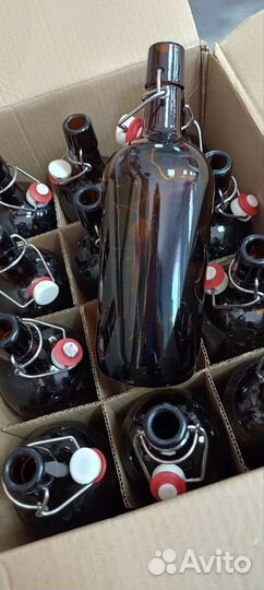 Бутылка с бугельной пробкой 1 л