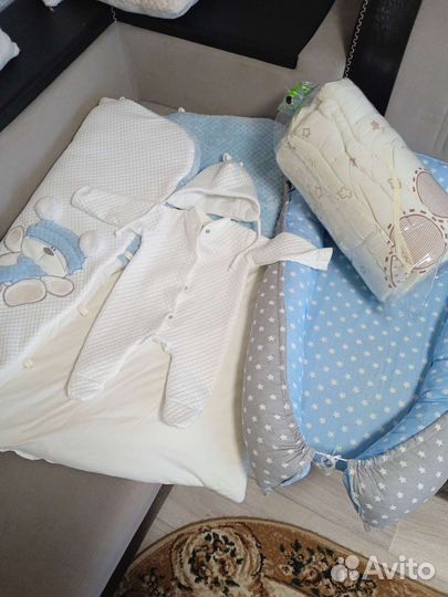 Кокон,конверт для выписки,бортики на кроватку