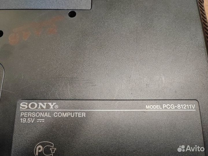 Ноутбук Sony vaio PCG-81211V