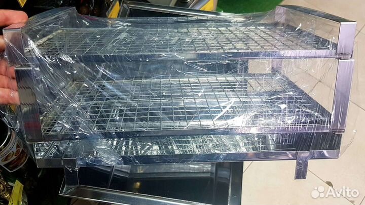 Коптильня горячего копчения 400х250х250, с гидроза