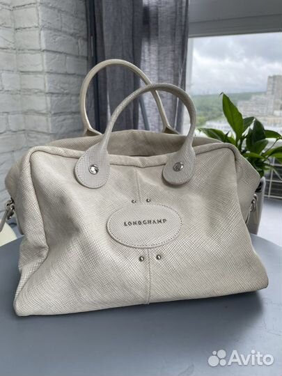 Сумка longchamp кожа