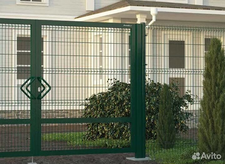 Забор из 3D сетки 40 метров