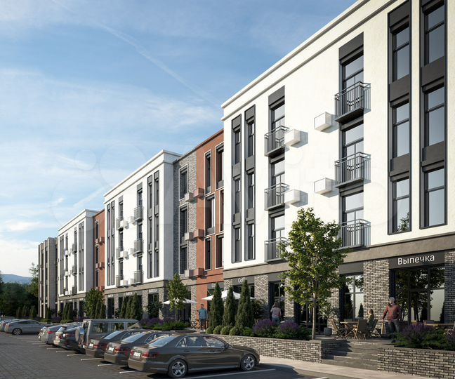 1-к. квартира, 45,2 м², 2/4 эт.