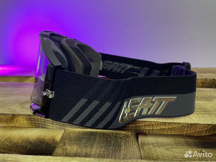 Очки Leatt Velocity 6.5 Stealth Light Grey 58