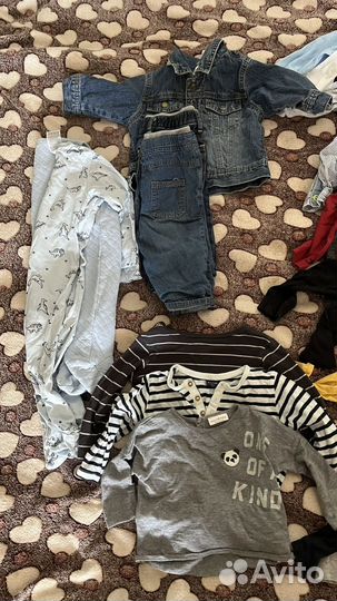 Вещи пакетом на мальчика 4-6 месяцев