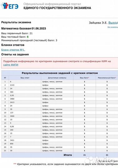 Репетитор по математике