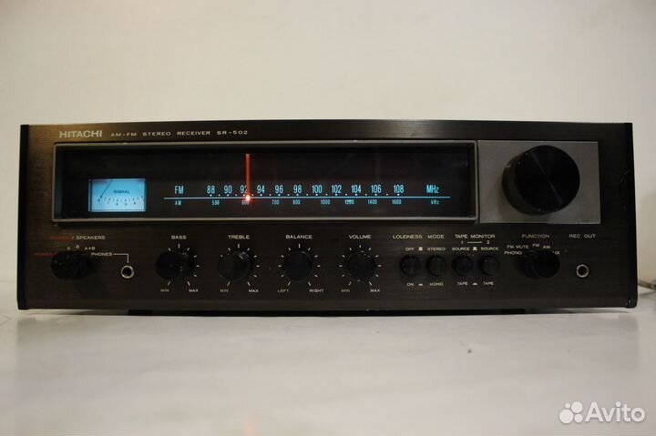 Hitachi SR-502 Стерео Ресивер пр-ва Япония 1975г