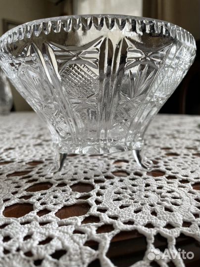 Вазы хрустальные