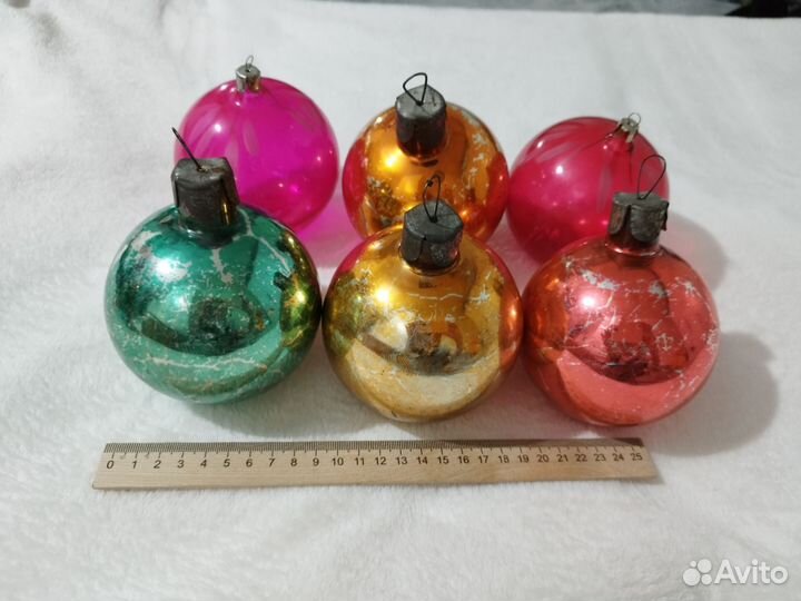 Шар елочный СССР большой