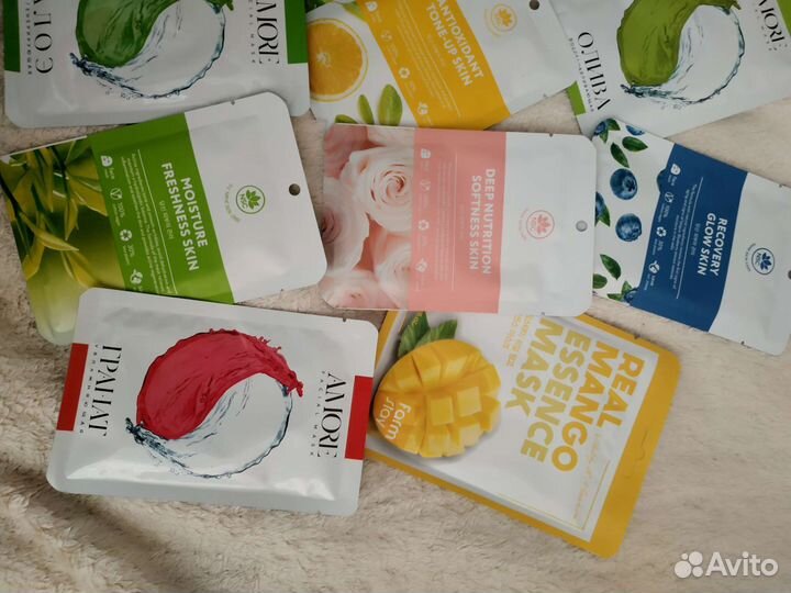 Набор масок для лица +суккулент