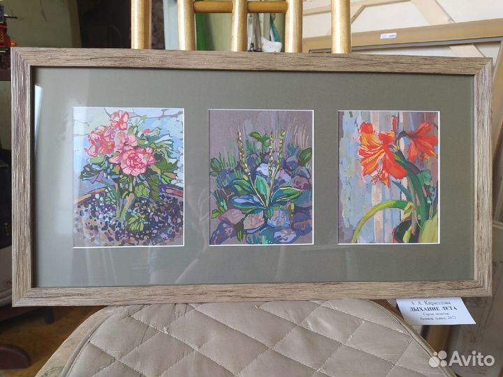 Этюды, картины, творческие работы, гуашь