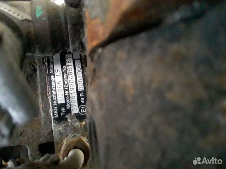 Двигатель man d2866lf