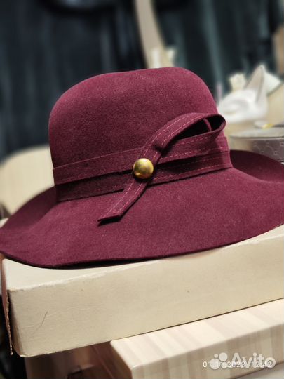 Шляпа фетровая пуховая 1996г воскресенск