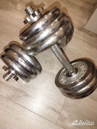 Гантели разборные