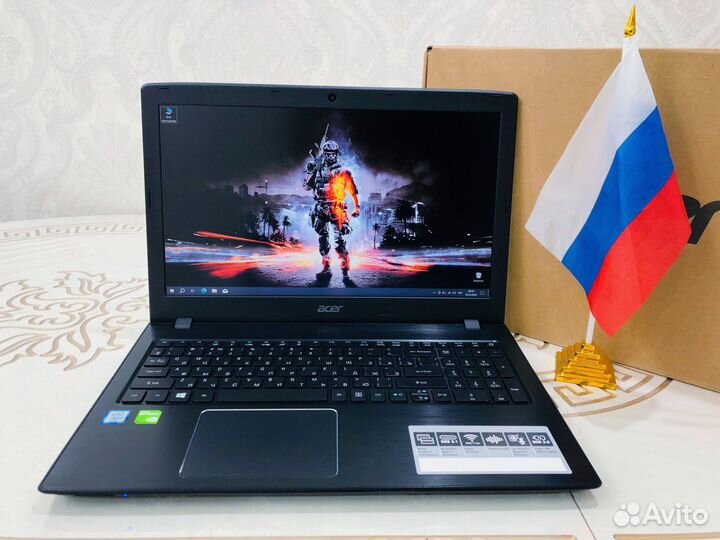 Игровой Acer Aspire E5-576G/i5-7200/GeForce MX 150