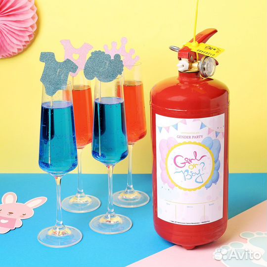 Огнетушитель для гендер пати