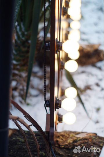 Буквы с подсветкой для свадьбы или лофта