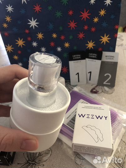 Набор для ламинирования ресниц и бровей dlux