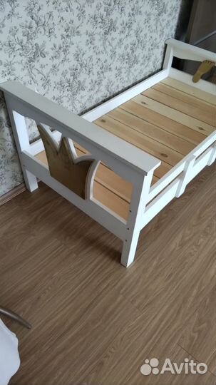 Детская кровать от 3 лет с матрасом бу