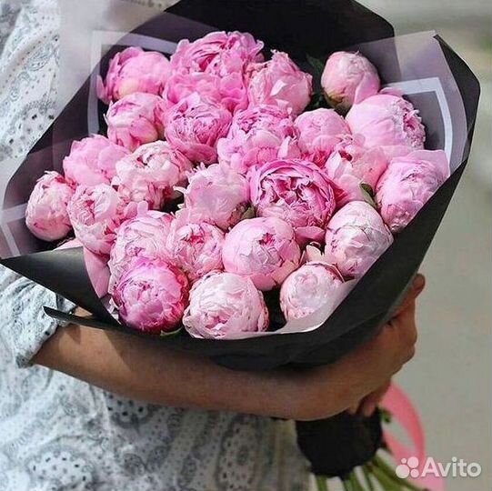 Пионы Букет пионов Доставка цветов