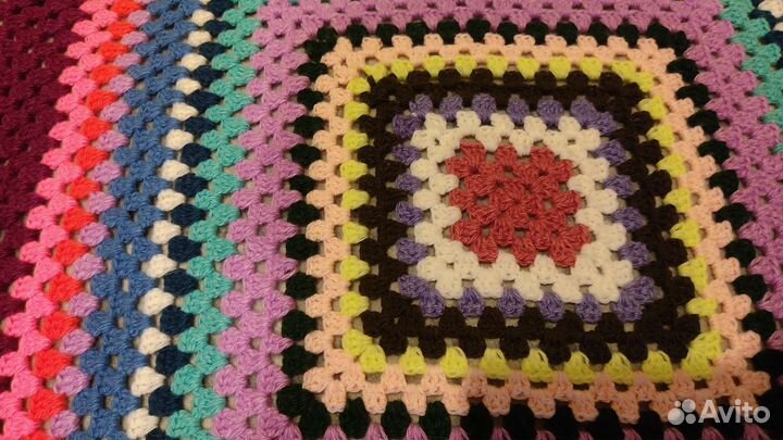 Плед детский вязаный