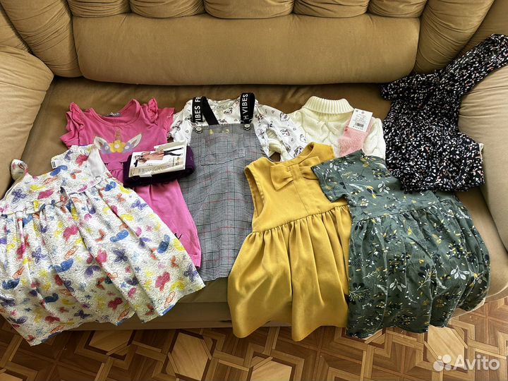 Вещи пакетом на девочку 3-5 лет