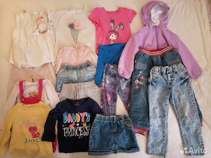Вещи пакетом на девочку 3-4 года
