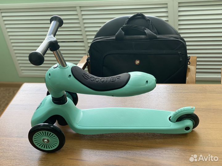 Самокат детский трехколесный - каталка Pituso