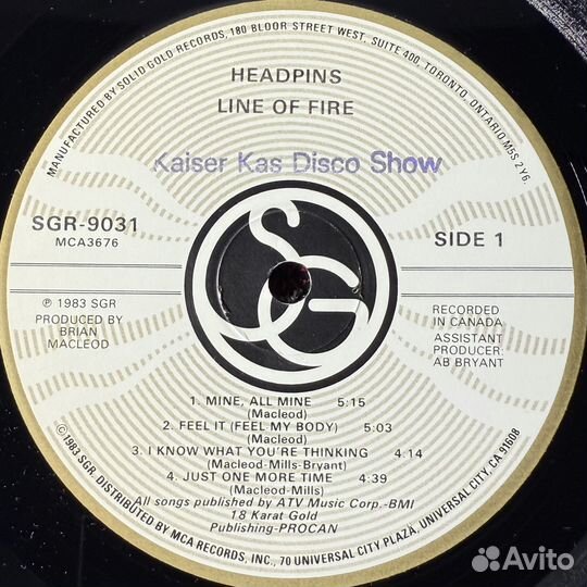 Headpins – Line Of Fire (США 1983г.)