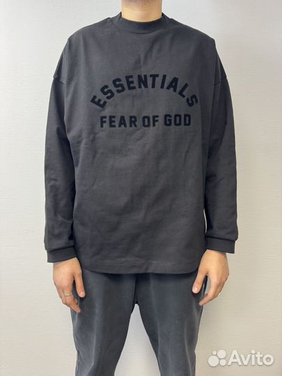 Fear of god essentials лонгслив