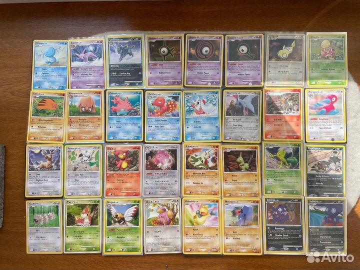 Винтажные карточки Покемон 2007 год