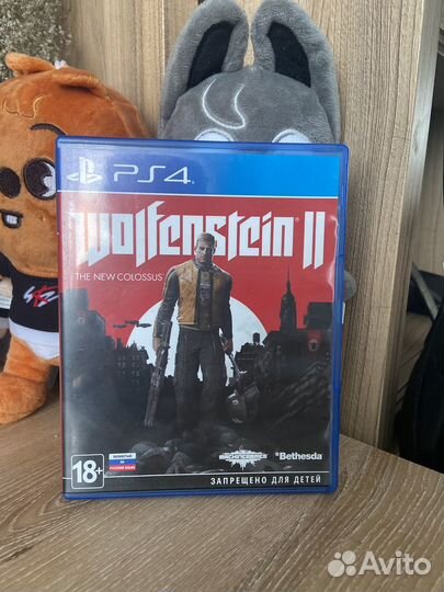 Wolfenstein 2: The New Colossus диск на ps4