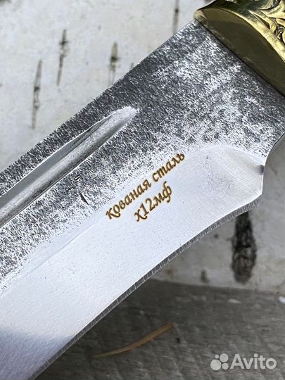 Нож охотничий кованый х12 мф