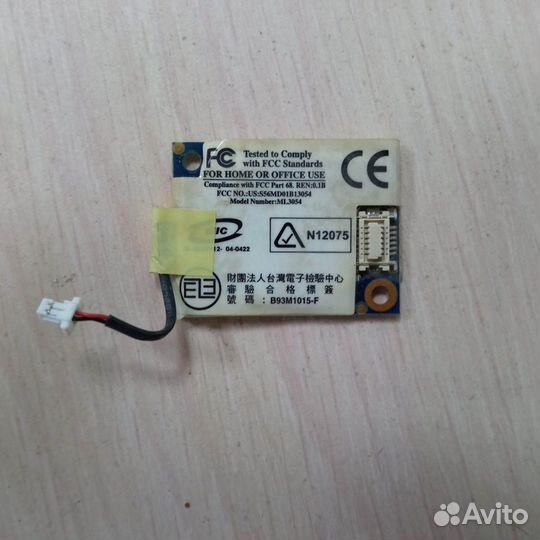 Модем для ноутбука со шлейфом Asus B93M1015-F
