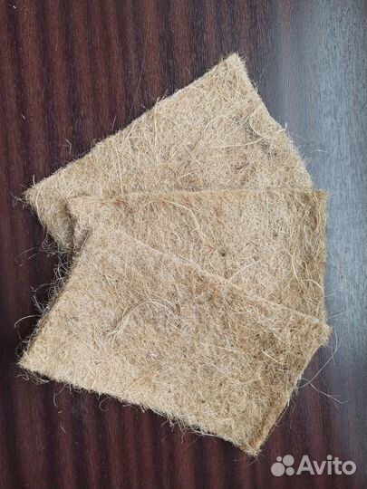 Джутовые коврики для микрозелени