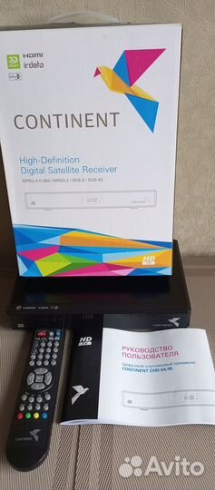 Цифровой спутниковый приёмник continent CHD-04/IR
