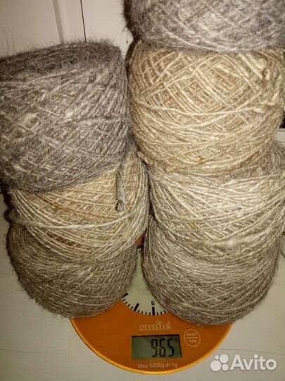 Пряду собачий пух, шерсть