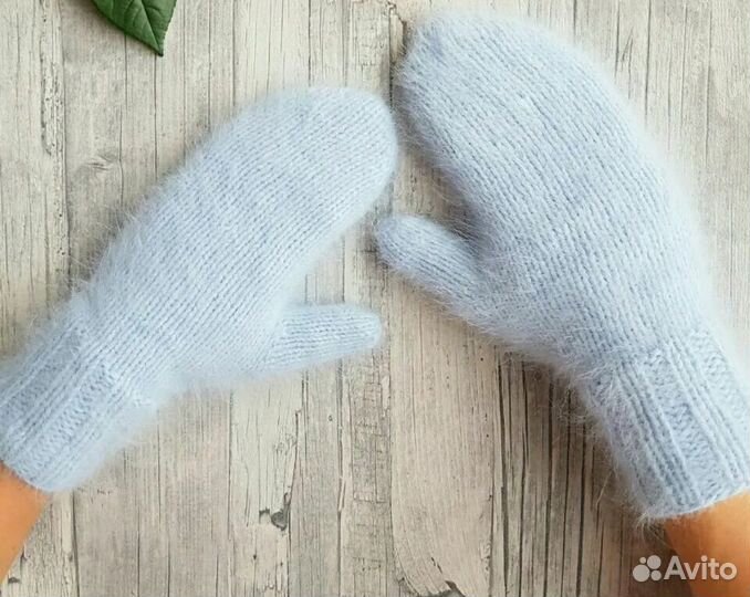 Варежки вязаные на заказ