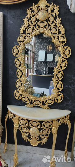 Подставка консоль бронза