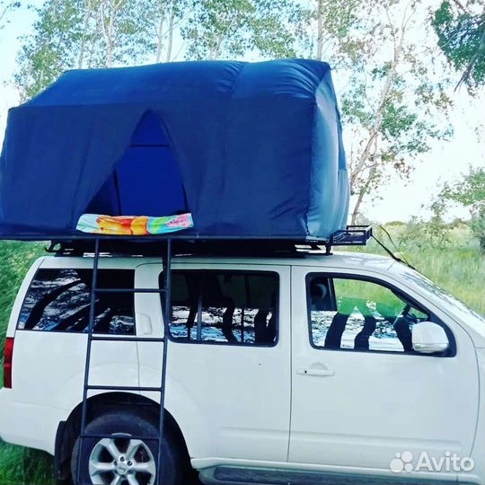 Багажник на крышу с палаткой