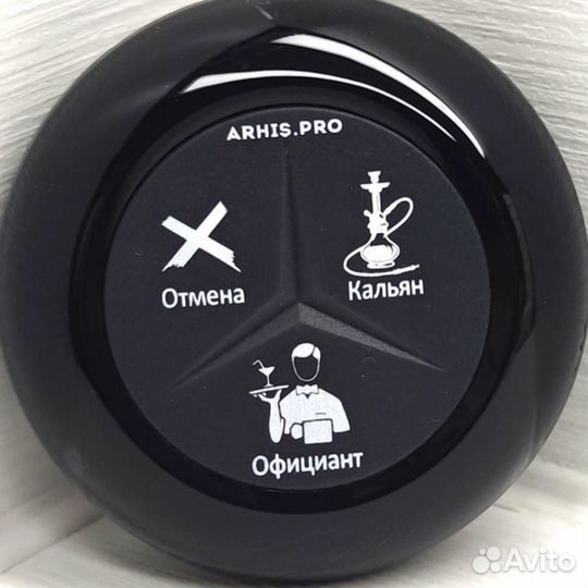 Кнопка вызова официанта, кальнищка, персонала