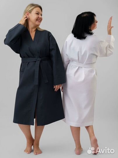 Халат банный вафельный Артикул 1703 - 1700