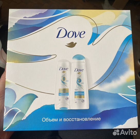 Dove шампунь и бальзам новый
