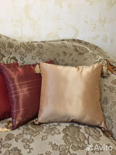 Наволочки декоративные с кисточками бу